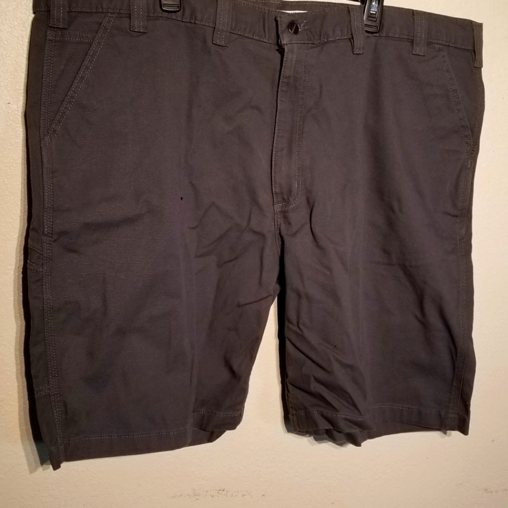 Carhartt Men Canvas 6 Pockets Work Short Relaxed Fit gray BS2514-M Sz 48 New.
